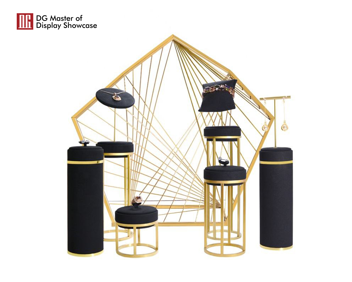DG Showcase Jewelry Display Stands Stand Sets In Stock Showcase Modern Design 7