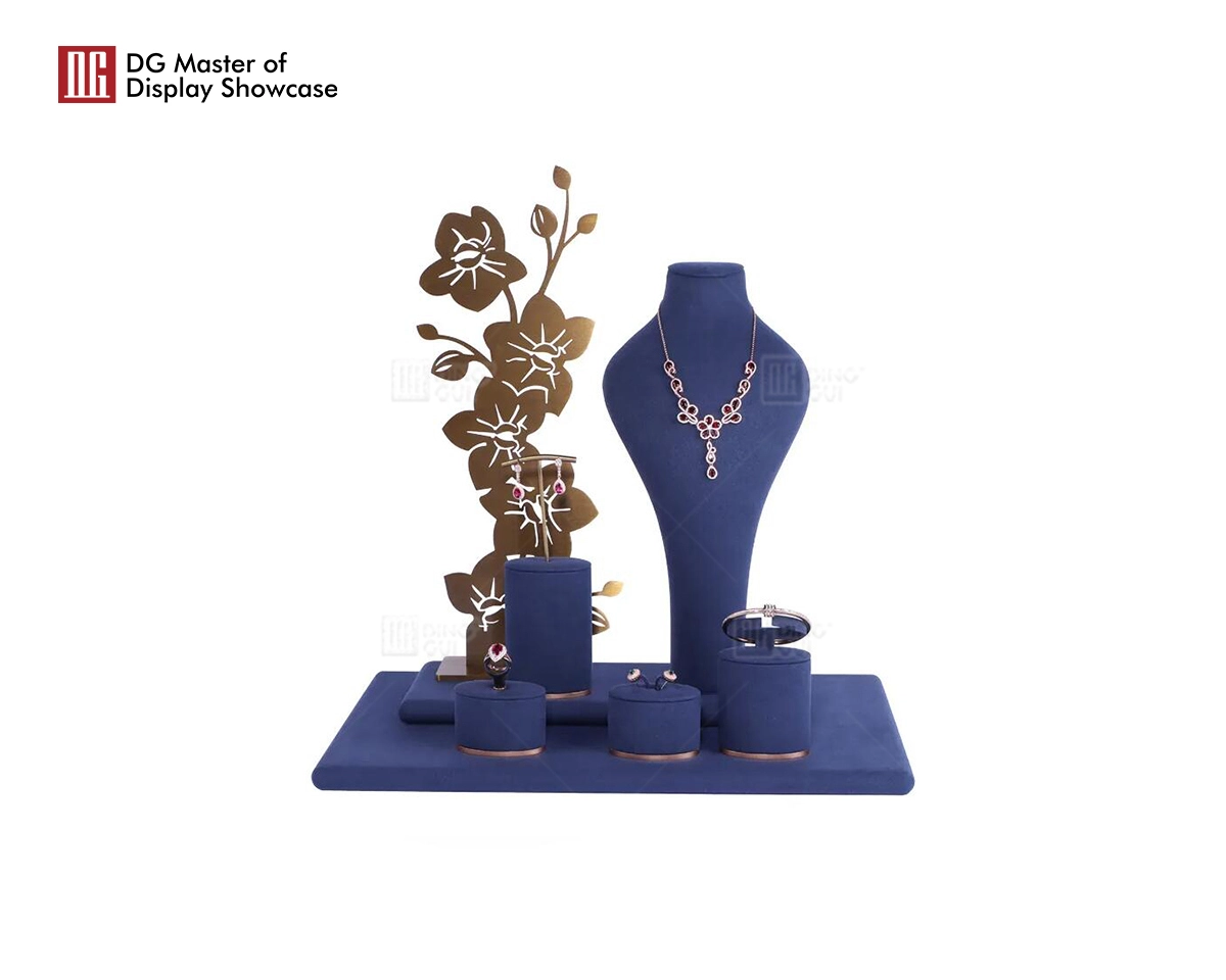 Σετ βιτρίνας κοσμημάτων DG Premium, πολυτελές σταντ βιτρίνας κοσμημάτων 1