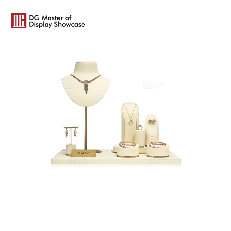 Custom jewelry table displays design solution Manufacturer | DG Display Showcase 4