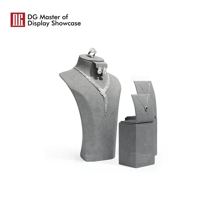 Elegant Stainless Steel Jewelry Display Props - Vintage Style 3