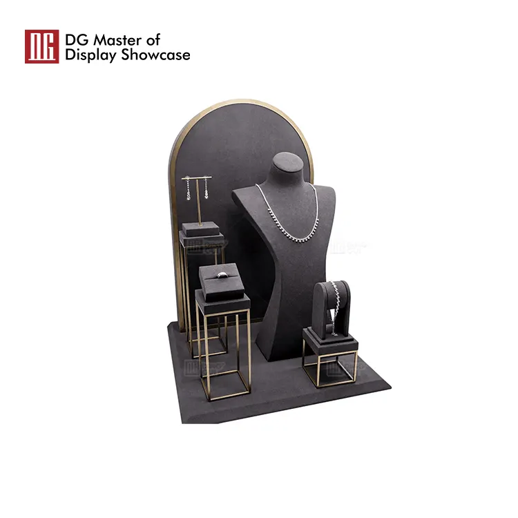 Stainless Steel Jewelry Display Stand
 2