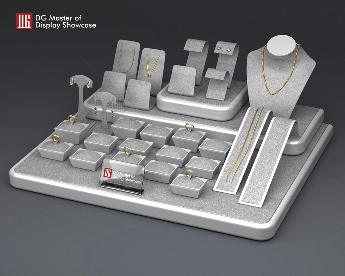 Zestaw rekwizytów do stojaka na biżuterię DG Showcase Profesjonalna personalizacja Najnowszy projekt 1
