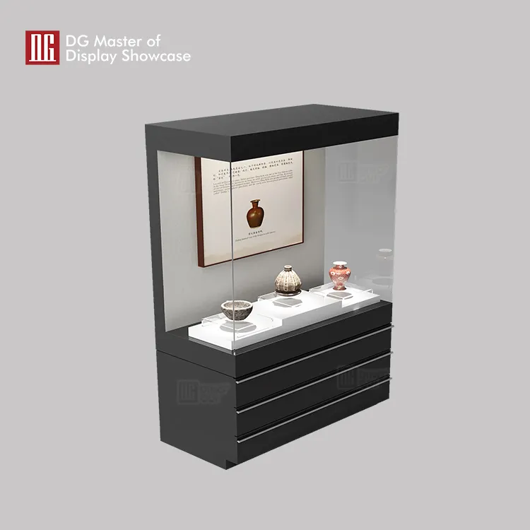 Custom antique museum showcase manufacturer Manufacturer | DG Display Showcase 4
