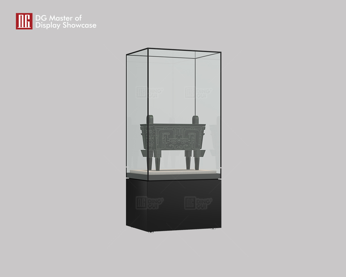 Na-customize ng DG ang bagong disenyo ng high-end na fashion museum upright showcase 7