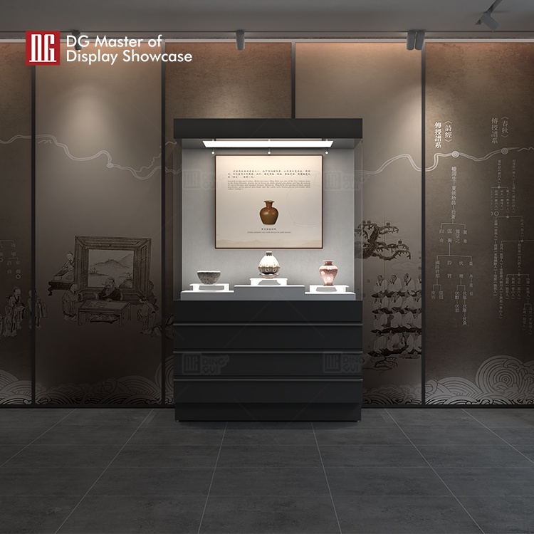 Custom antique museum showcase manufacturer Manufacturer | DG Display Showcase 8