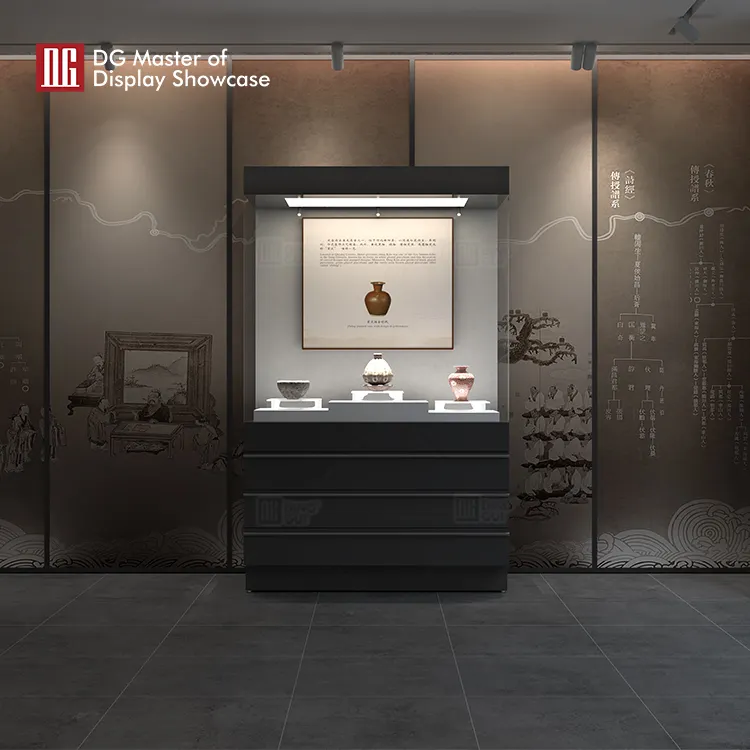 Custom antique museum showcase manufacturer Manufacturer | DG Display Showcase 5