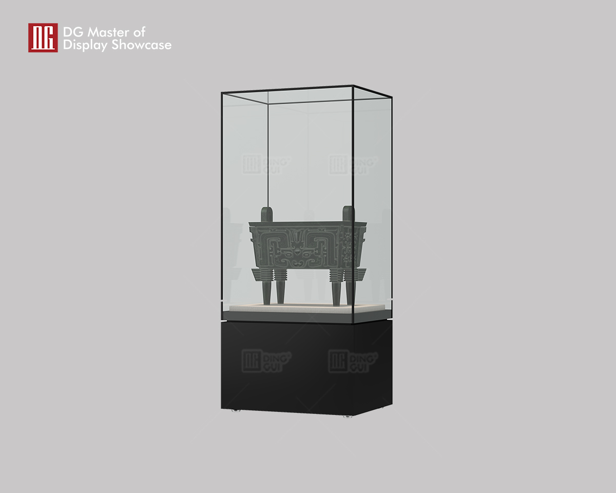 Na-customize ng DG ang bagong disenyo ng high-end na fashion museum upright showcase 8