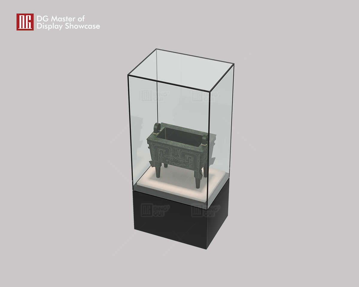 Na-customize ng DG ang bagong disenyo ng high-end na fashion museum upright showcase 9