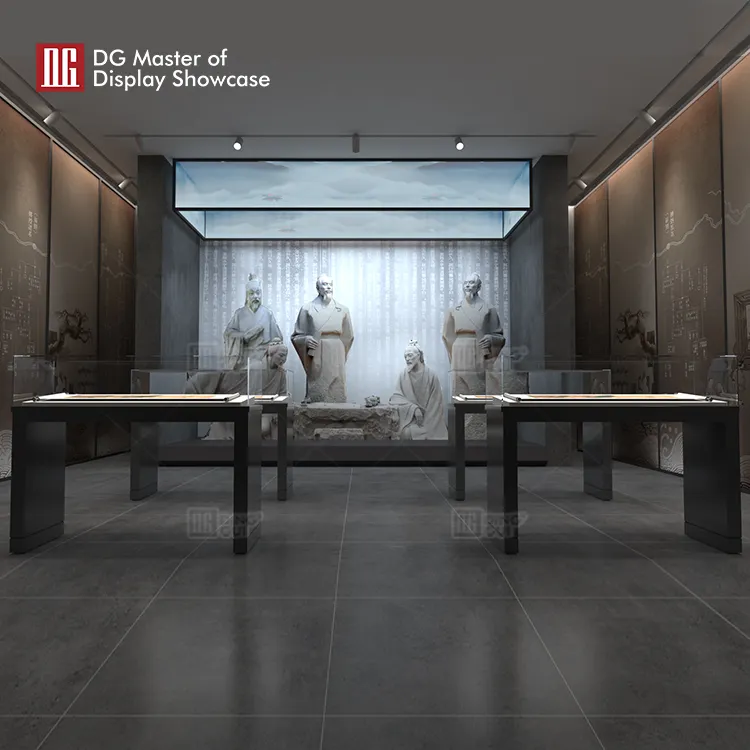 Glass Museum Showcase Podium: Elegant & Secure 5