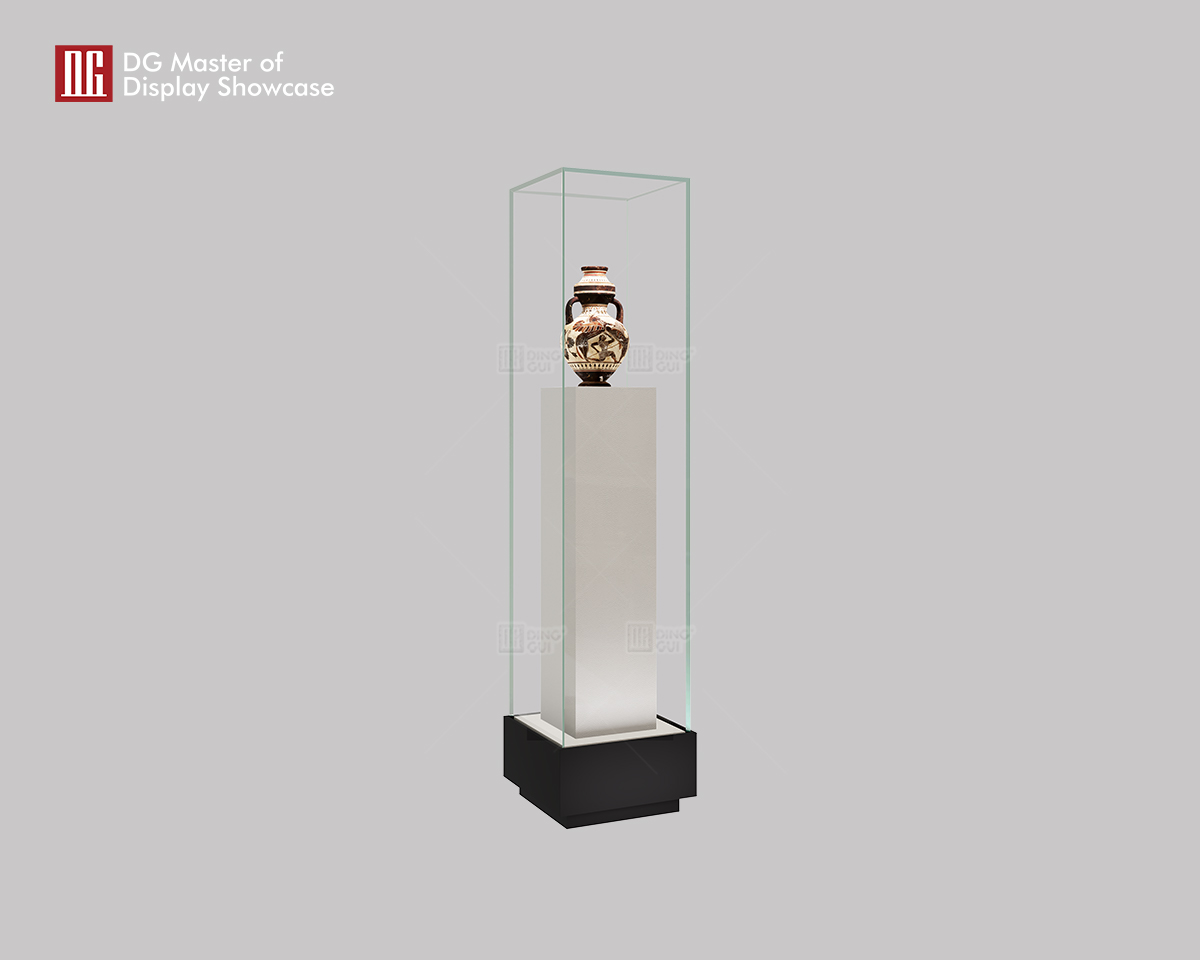 DG Museum-Grade Standing Ceramic Antique Museum Display Showcase 7