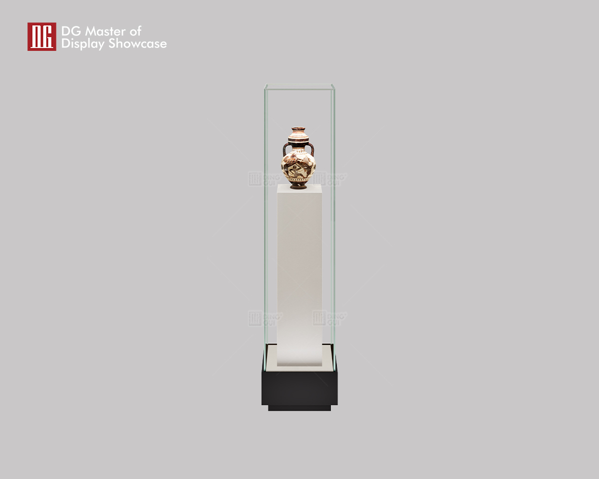 DG Museum-Grade Standing Ceramic Antique Museum Display Showcase 9