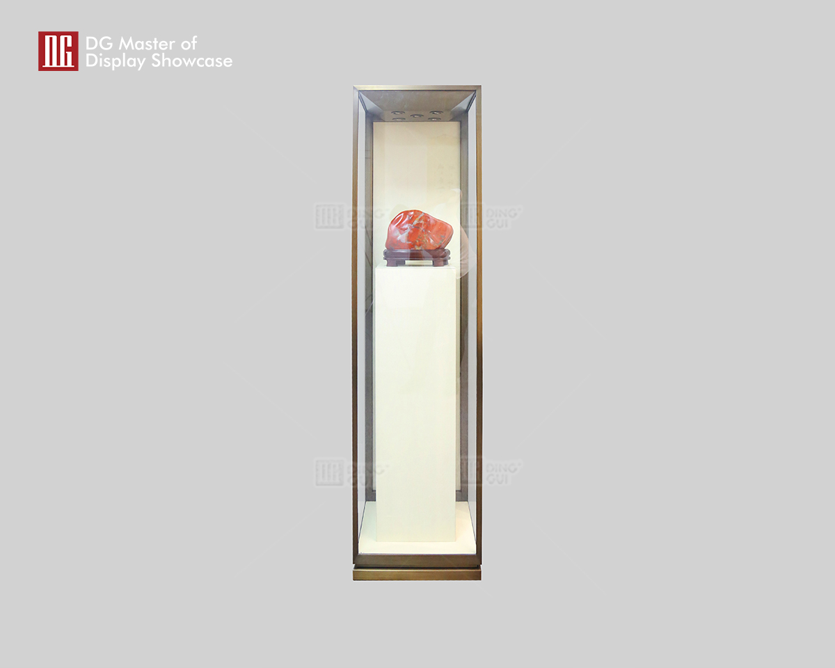 DG Showcase κλασικά μοντέλα μουσείου βιτρίνα προσαρμόσιμη κατασκευαστής ντουλαπιών 9
