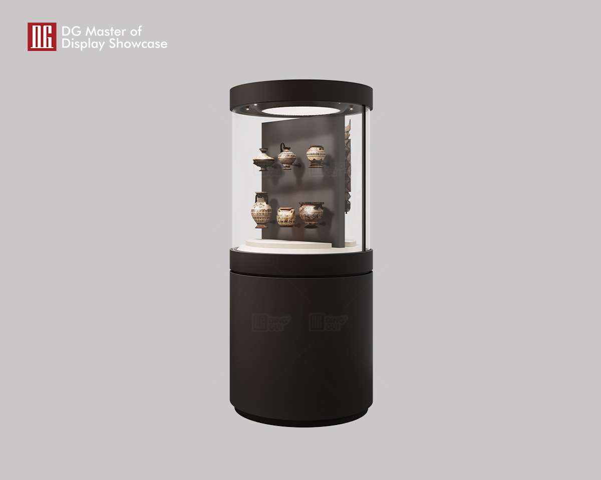 DG Circular Elegant and Unique Museum Display Showcase 8