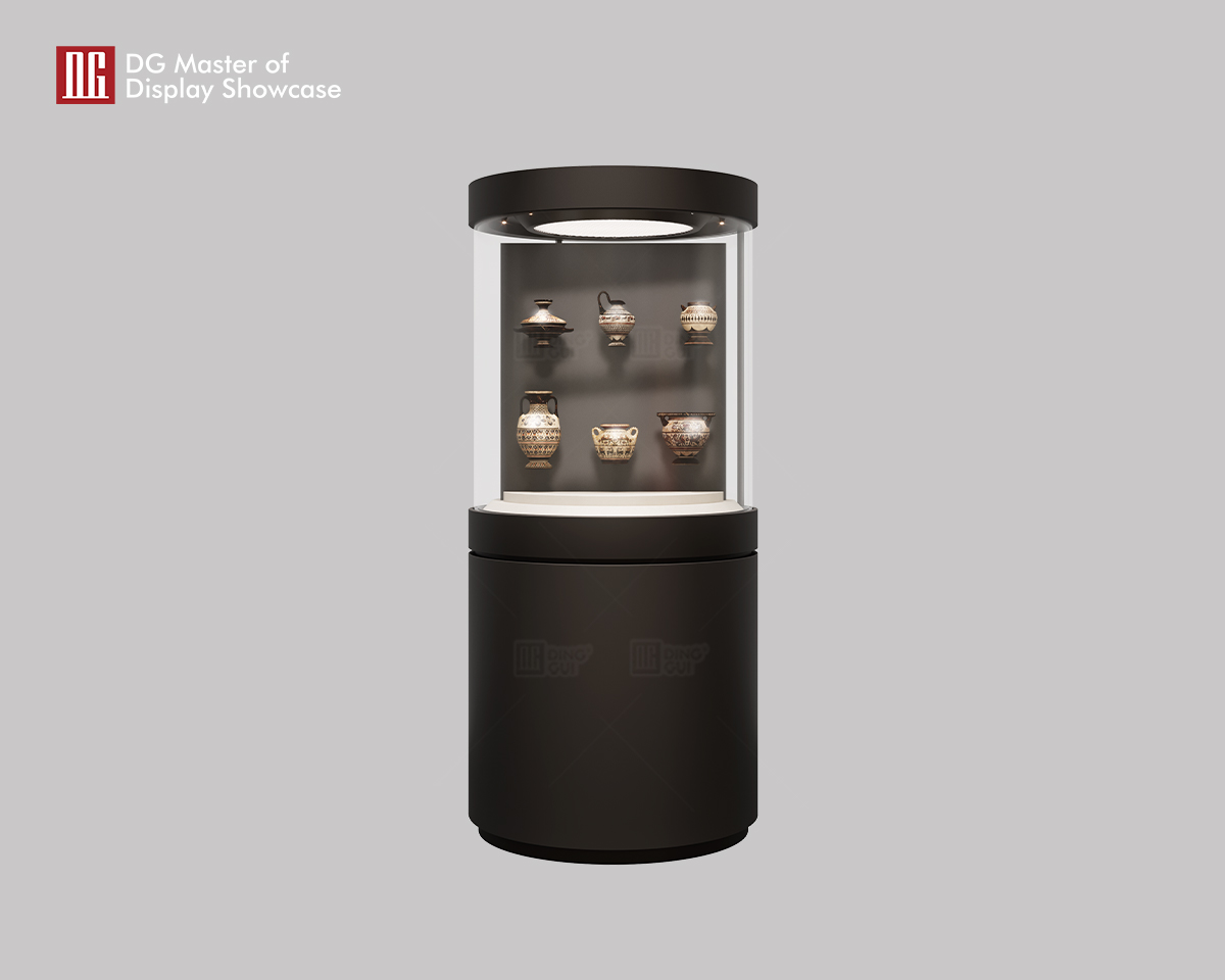 DG Circular Elegant and Unique Museum Display Showcase 6