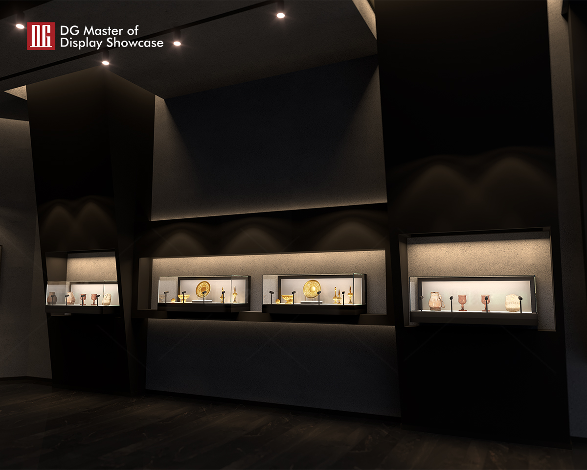 DG's uniquely designed high-end museum hanging display cabinet 10