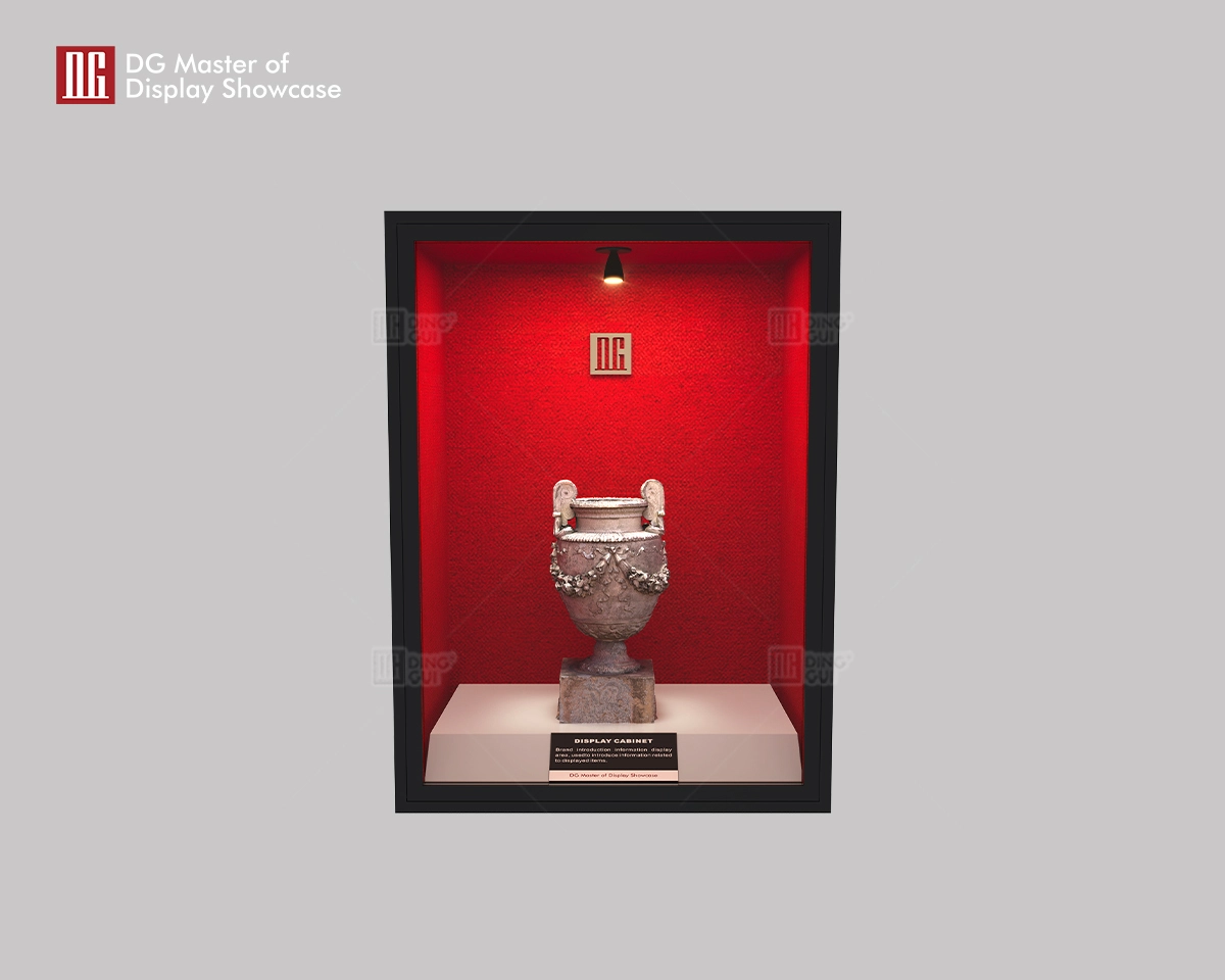 DG Master of Display Showcase Latest Museum Built-in Wall Showcase 1