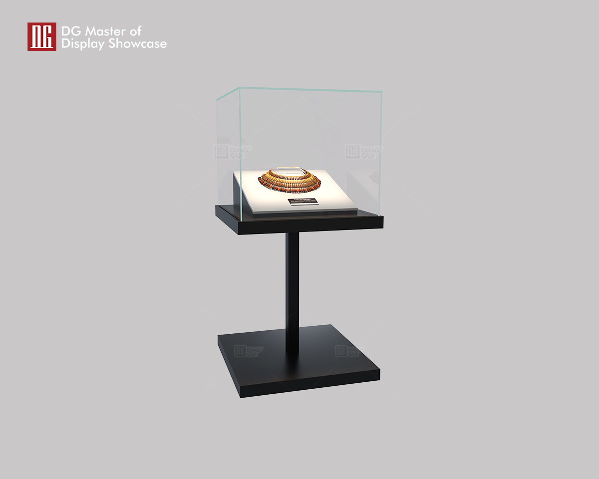 DG's New Design Square Frameless Museum Display Showcase 7