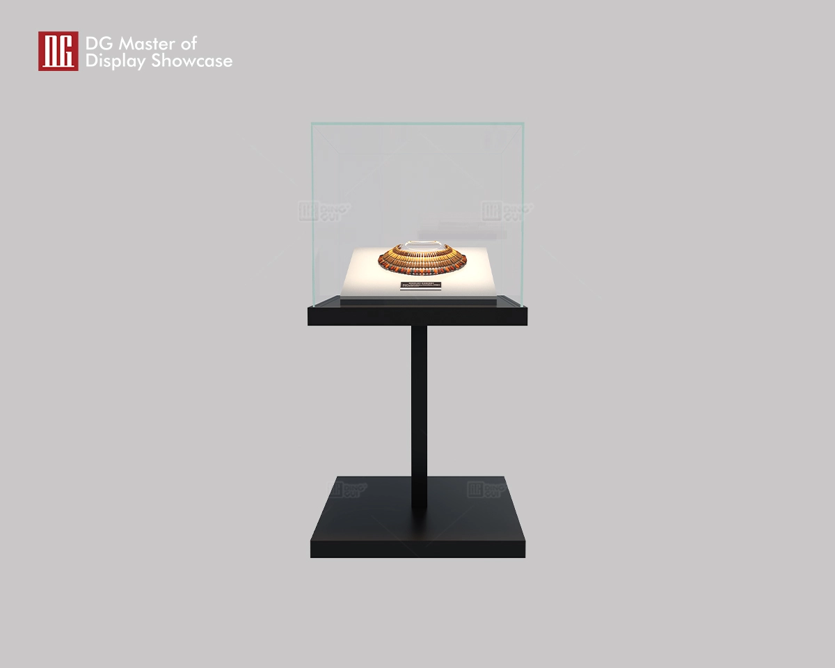 DG's New Design Square Frameless Museum Display Showcase 1