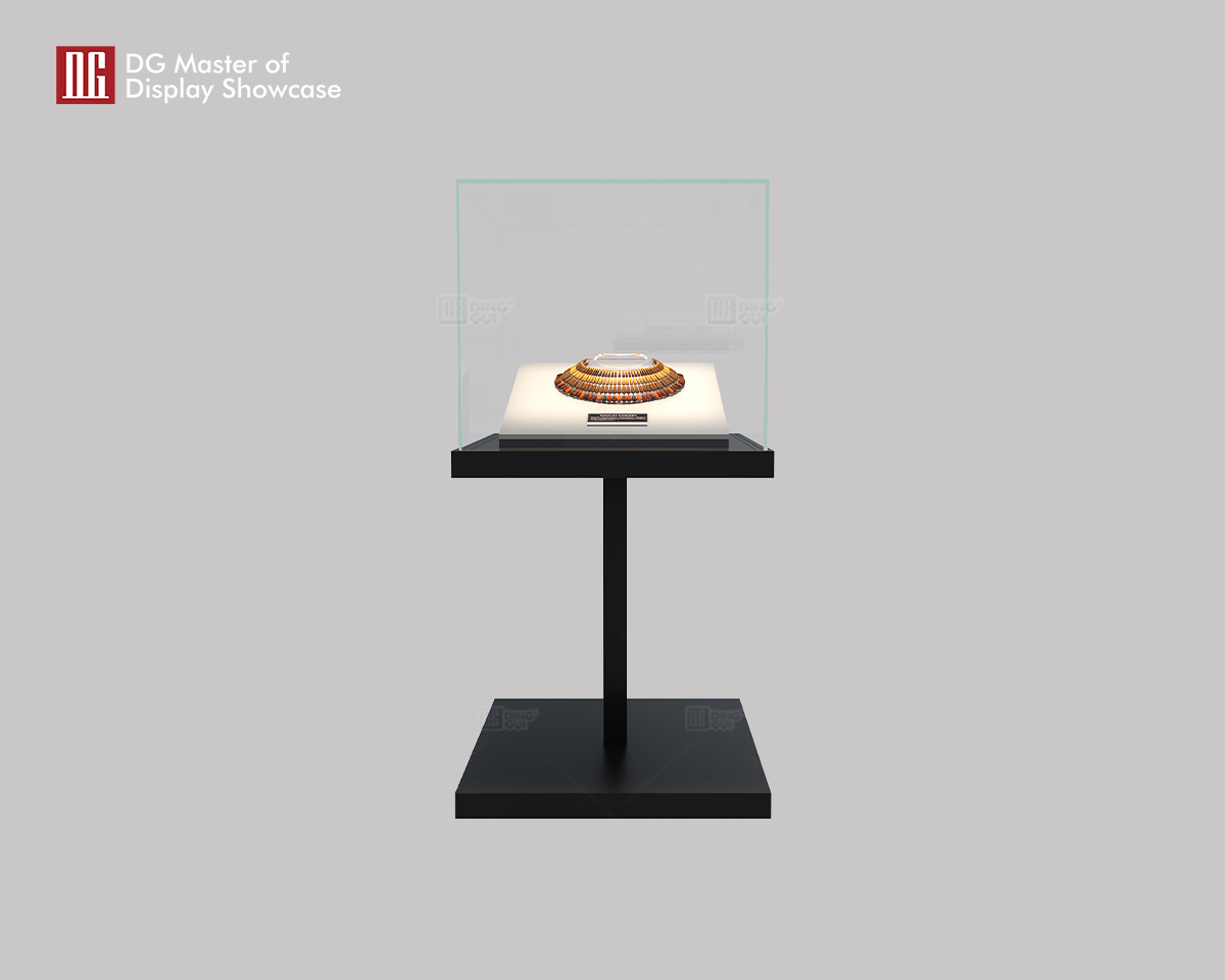 DG's New Design Square Frameless Museum Display Showcase 6