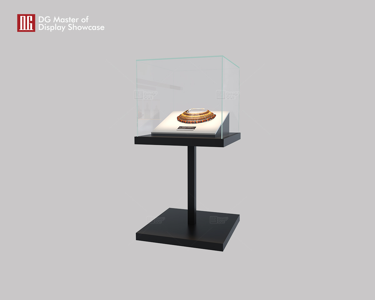 DG's New Design Square Frameless Museum Display Showcase 8