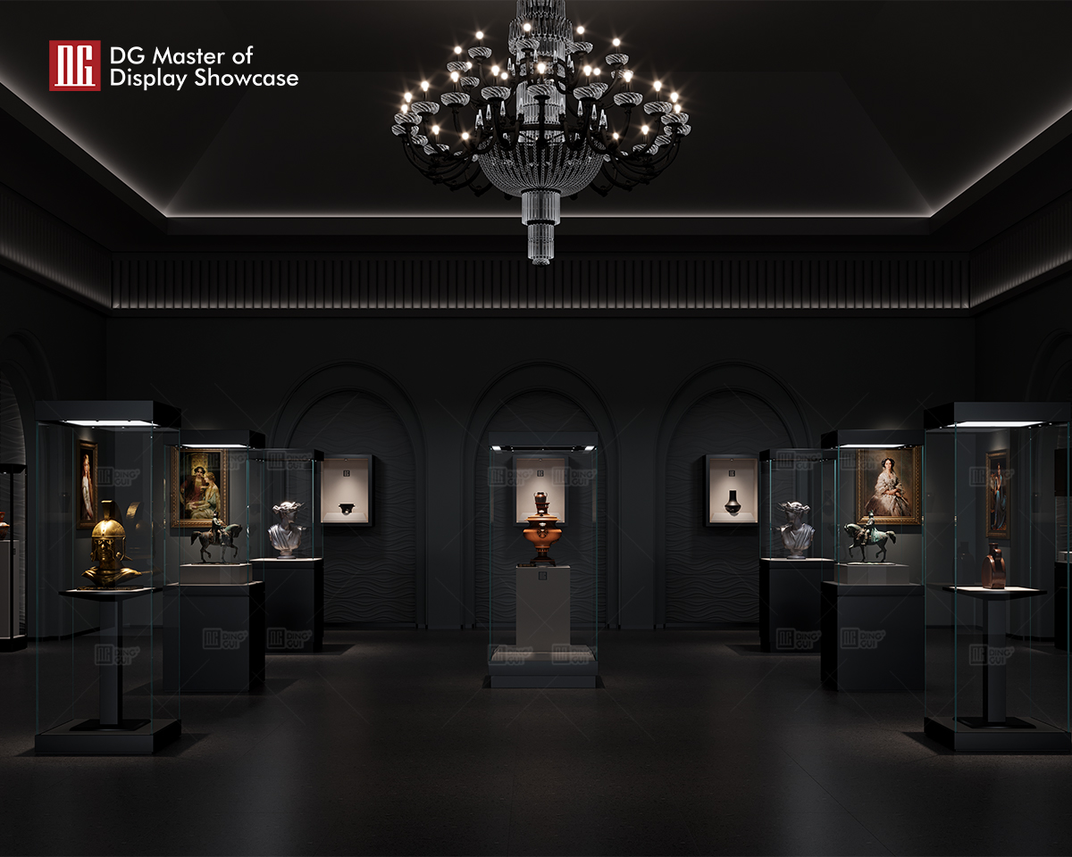 DG's new all-round display museum standing cabinet 10