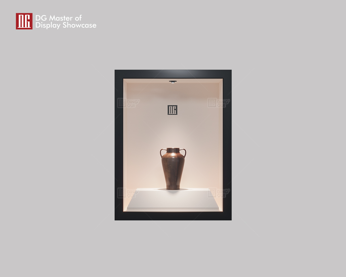 Pinakabagong de-kalidad na museo na nakasabit na cabinet sa dingding ng DG 6