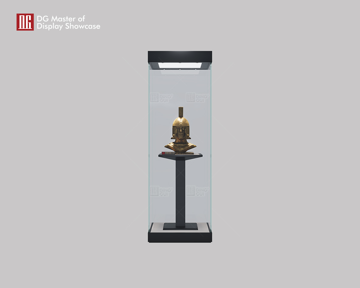 Inilabas ng DG Innovation ang Frameless Vertical Museum Display Showcase 6