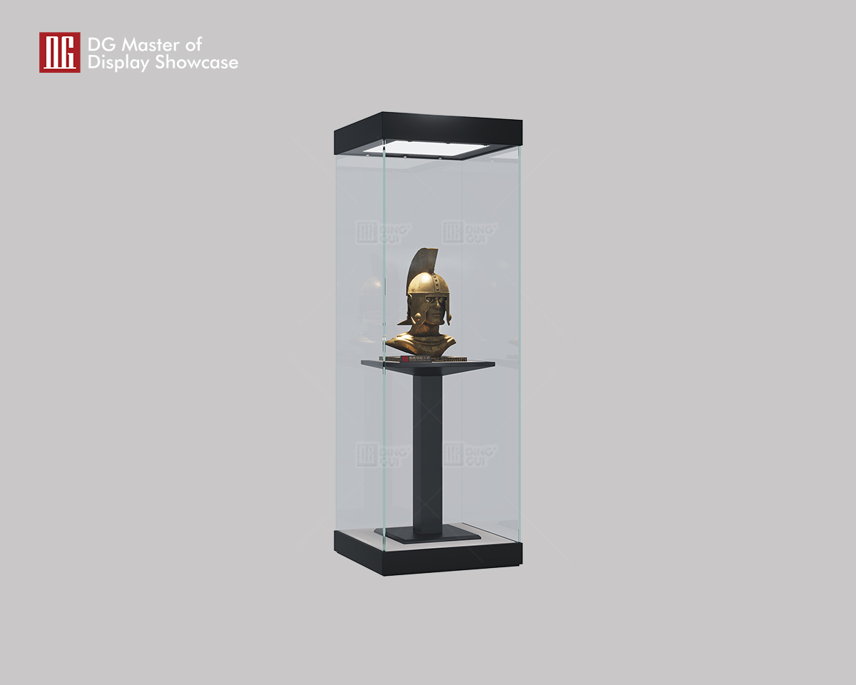 Inilabas ng DG Innovation ang Frameless Vertical Museum Display Showcase 7