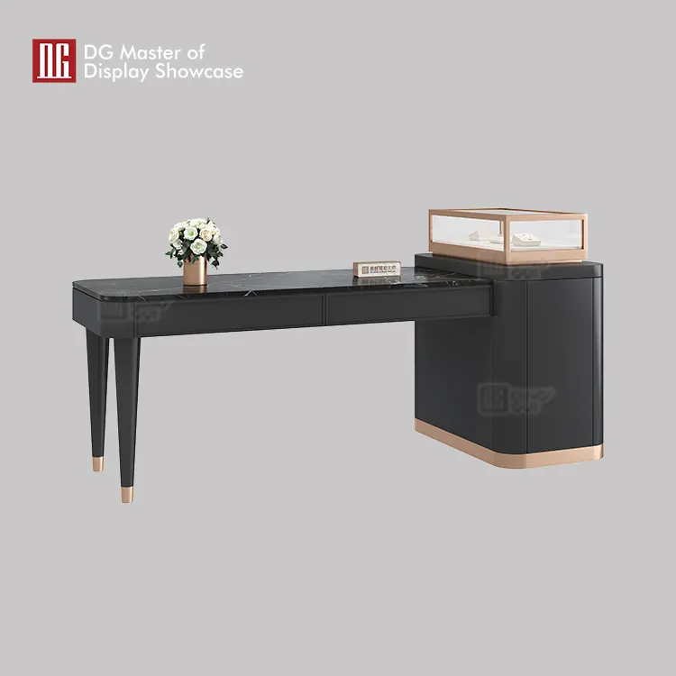 Luxury Jewelry & Watch Experience Table - Elegant Display & Functionality 2