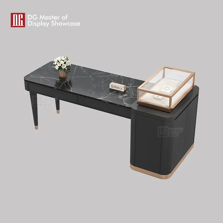 Luxury Jewelry & Watch Experience Table - Elegant Display & Functionality 4
