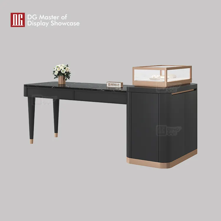 Luxury Jewelry & Watch Experience Table - Elegant Display & Functionality 3