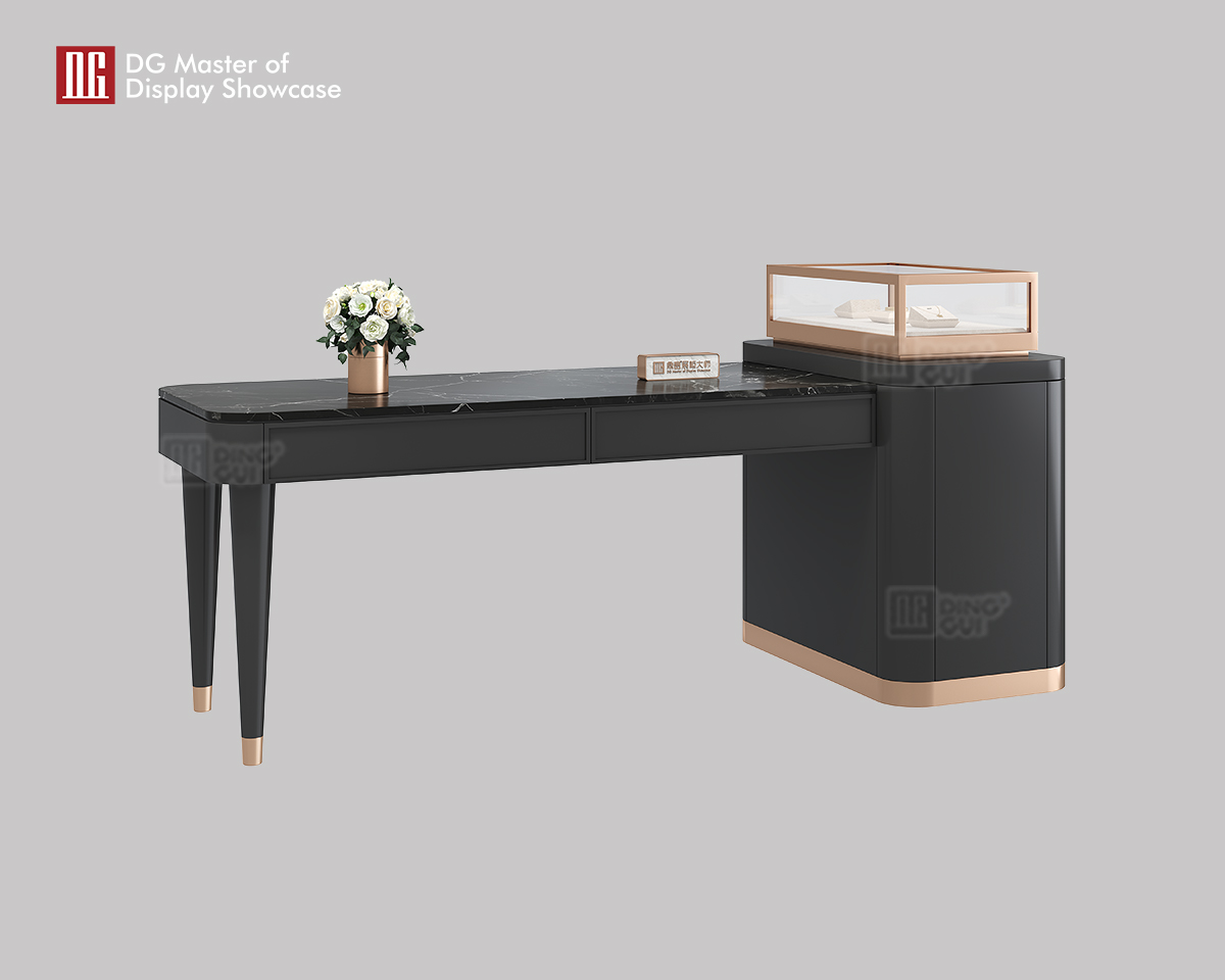 Luxury Jewelry & Watch Experience Table - Elegant Display & Functionality 7