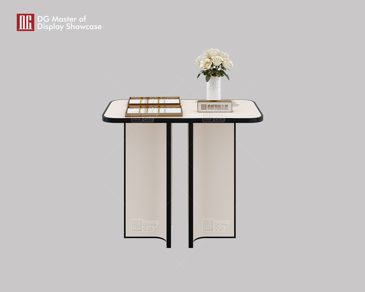 DG Display Showcase meja pengalaman meja sisi tinggi mewah mewah 6