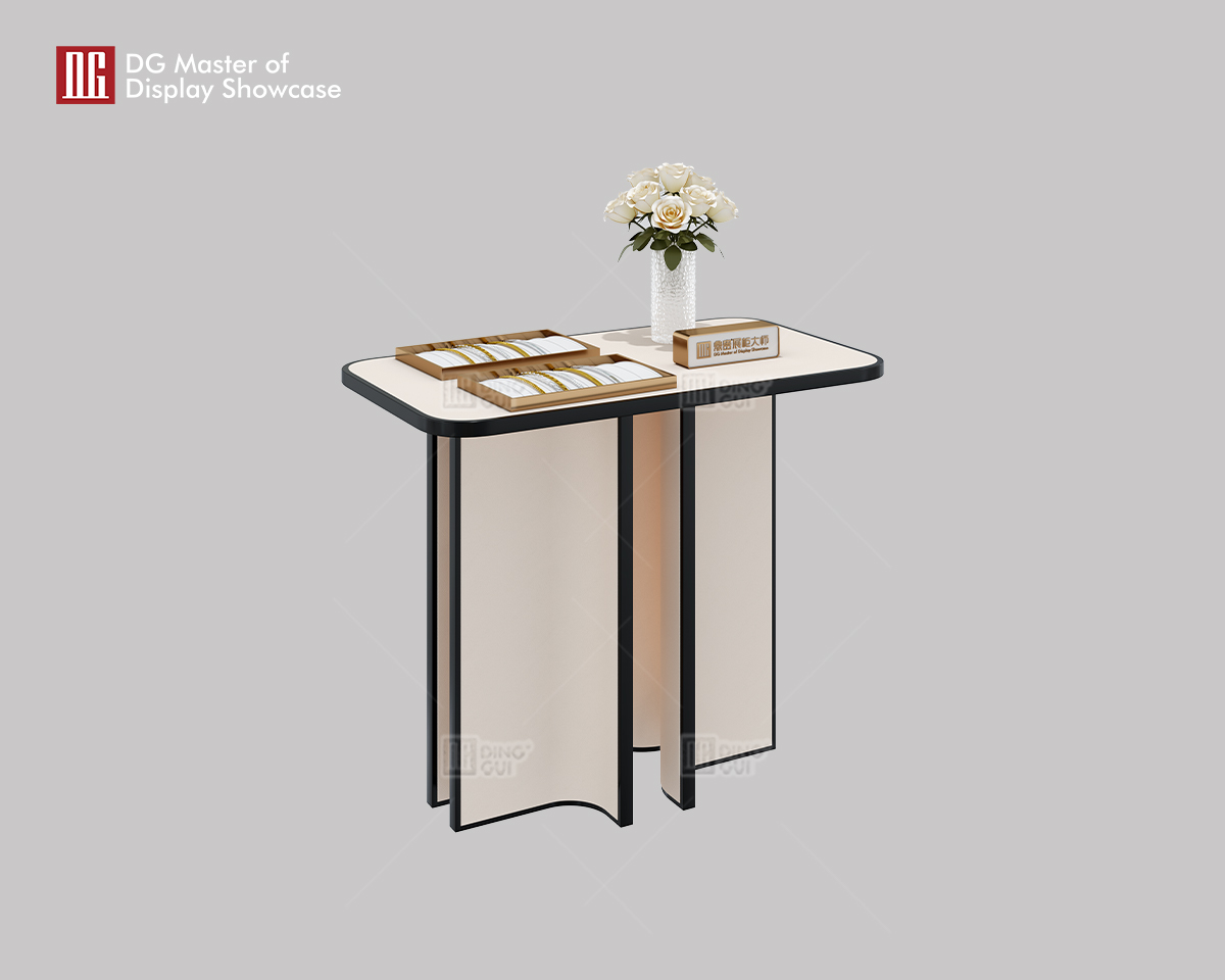 DG Display Showcase meja pengalaman meja sisi tinggi mewah mewah 7