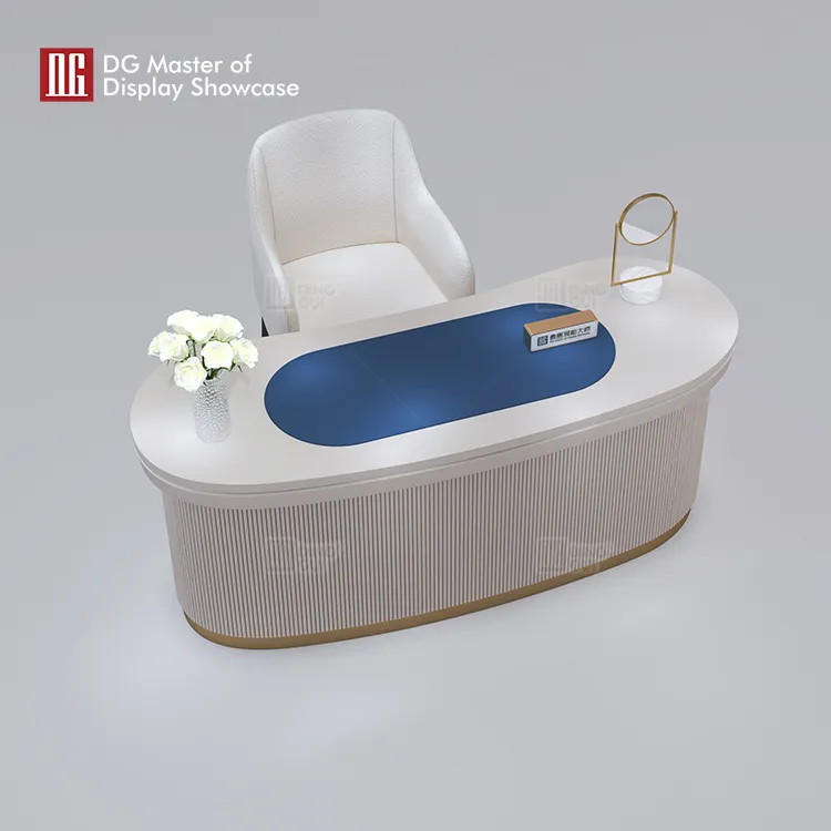 DG Display Showcase | custom Experience Table factory 2