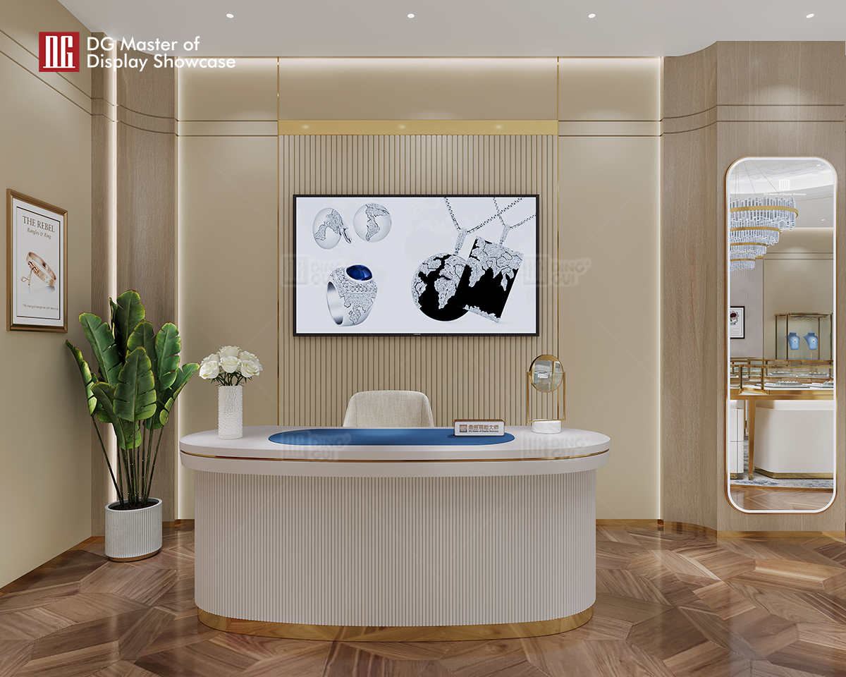 DG Display Showcase | custom Experience Table factory 10