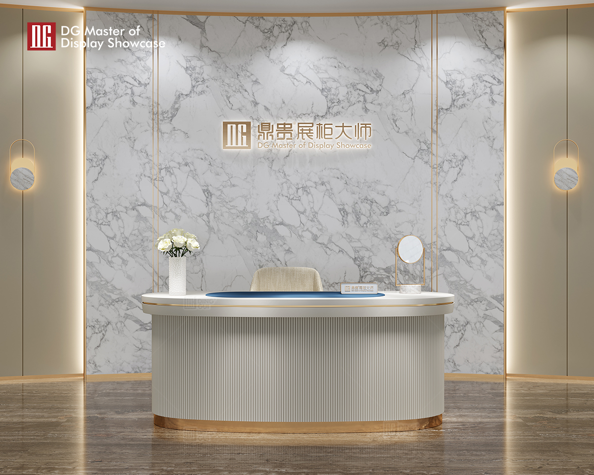 DG Display Showcase | custom Experience Table factory 9