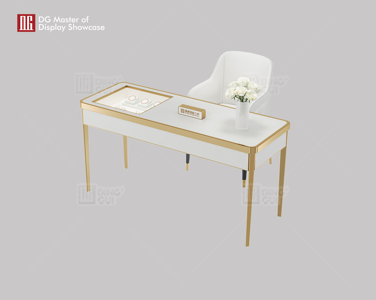 DG Showcase Custom Jewelry Watch Experience Table Store Fancy Shop Design 9
