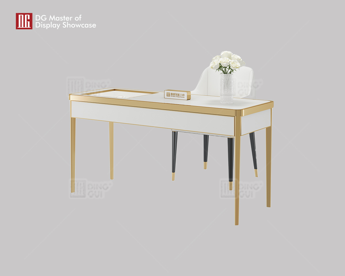 DG Showcase Custom Jewelry Watch Experience Table Store Fancy Shop Design 8