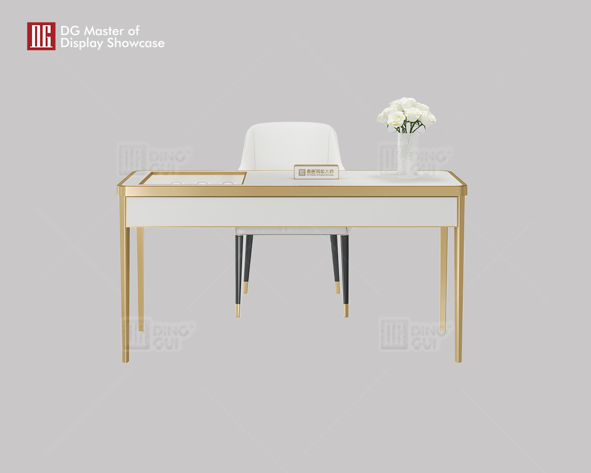 DG Showcase Custom Jewelry Watch Experience Table Store Fancy Shop Design 6