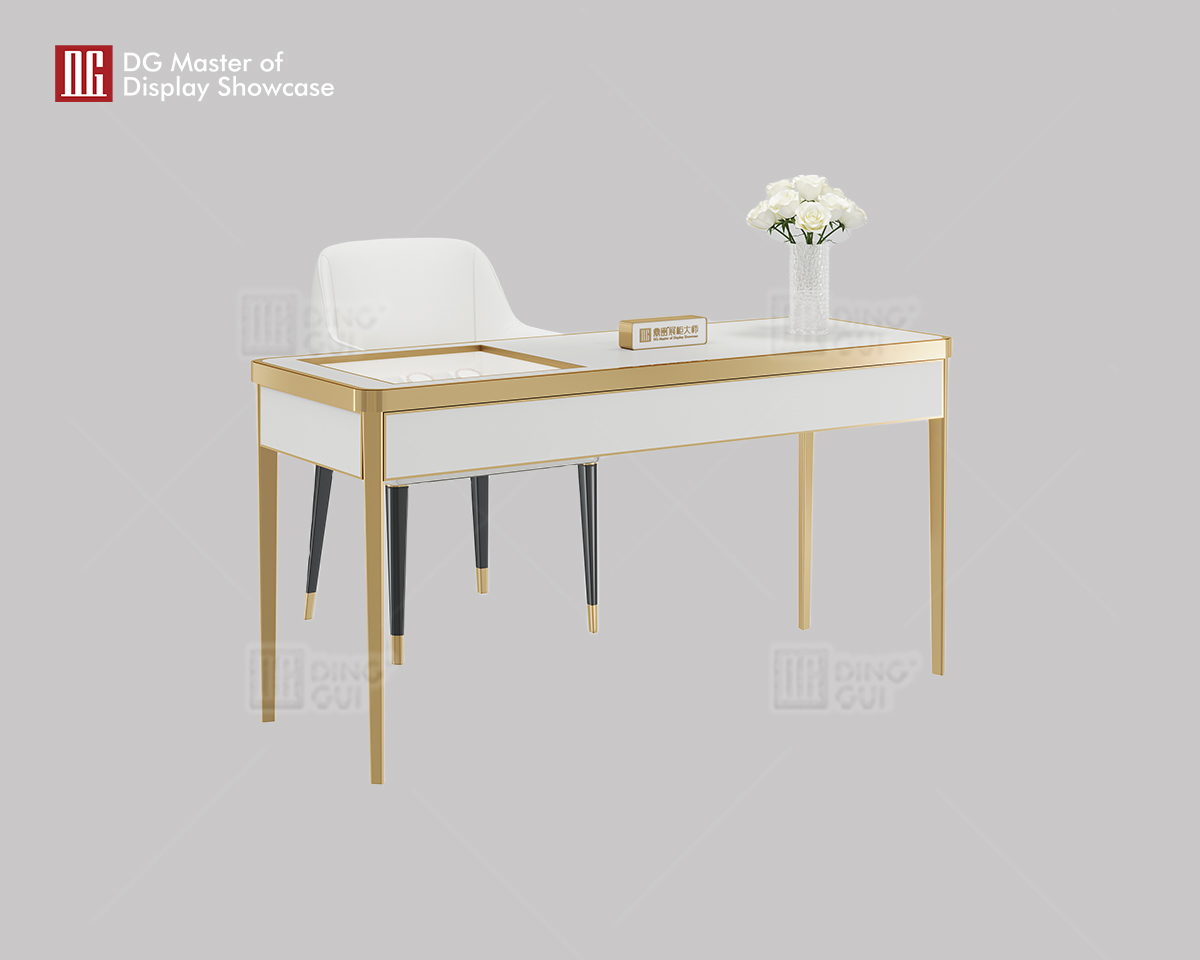 DG Showcase Custom Jewelry Watch Experience Table Store Fancy Shop Design 7