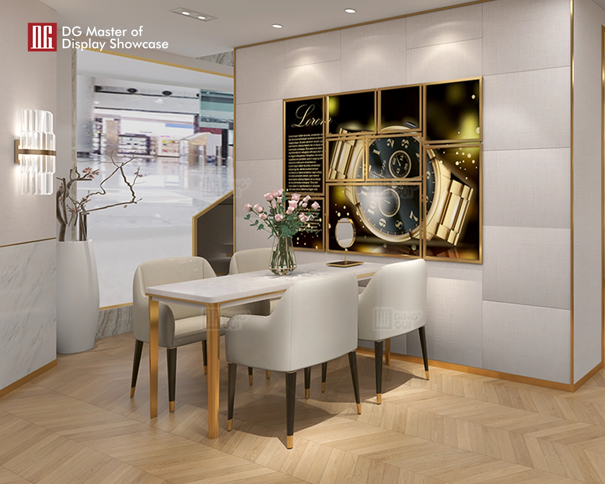 Custom Experience Table factory Manufacturer | DG Display Showcase 10