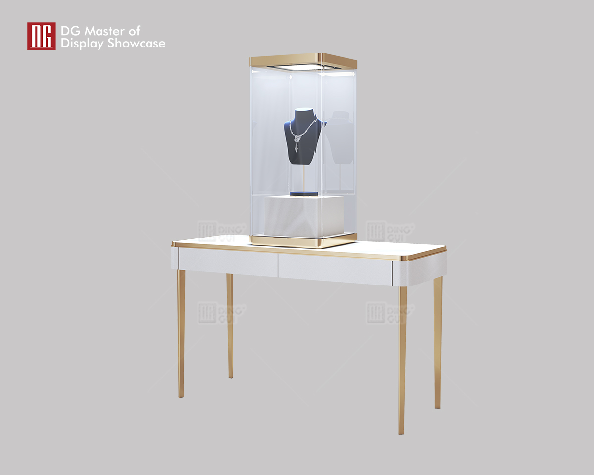 DG Showcase Luxury Jewelry Negotiation Table Fancy Shop Interior Design 9