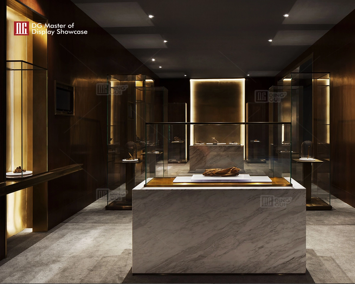 DG Showcase Luksus Museum Videnskabsudstillingsmontre Sikkerhedsglasskab Luksusdesign 1