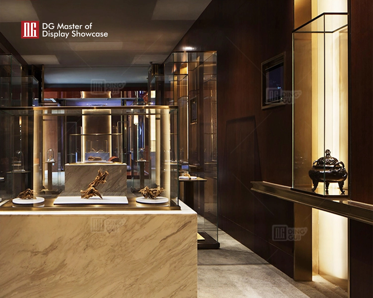 best price Museum showcase Exhibit top brand | DG Display Showcase 9
