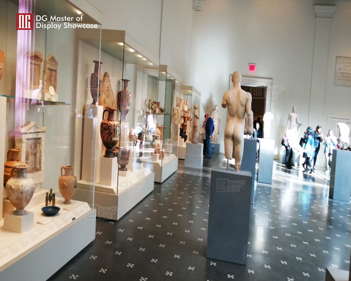 DG Showcase High End Museum Antique Display Showcase Custom Cabinets Modern Design Solutions 9