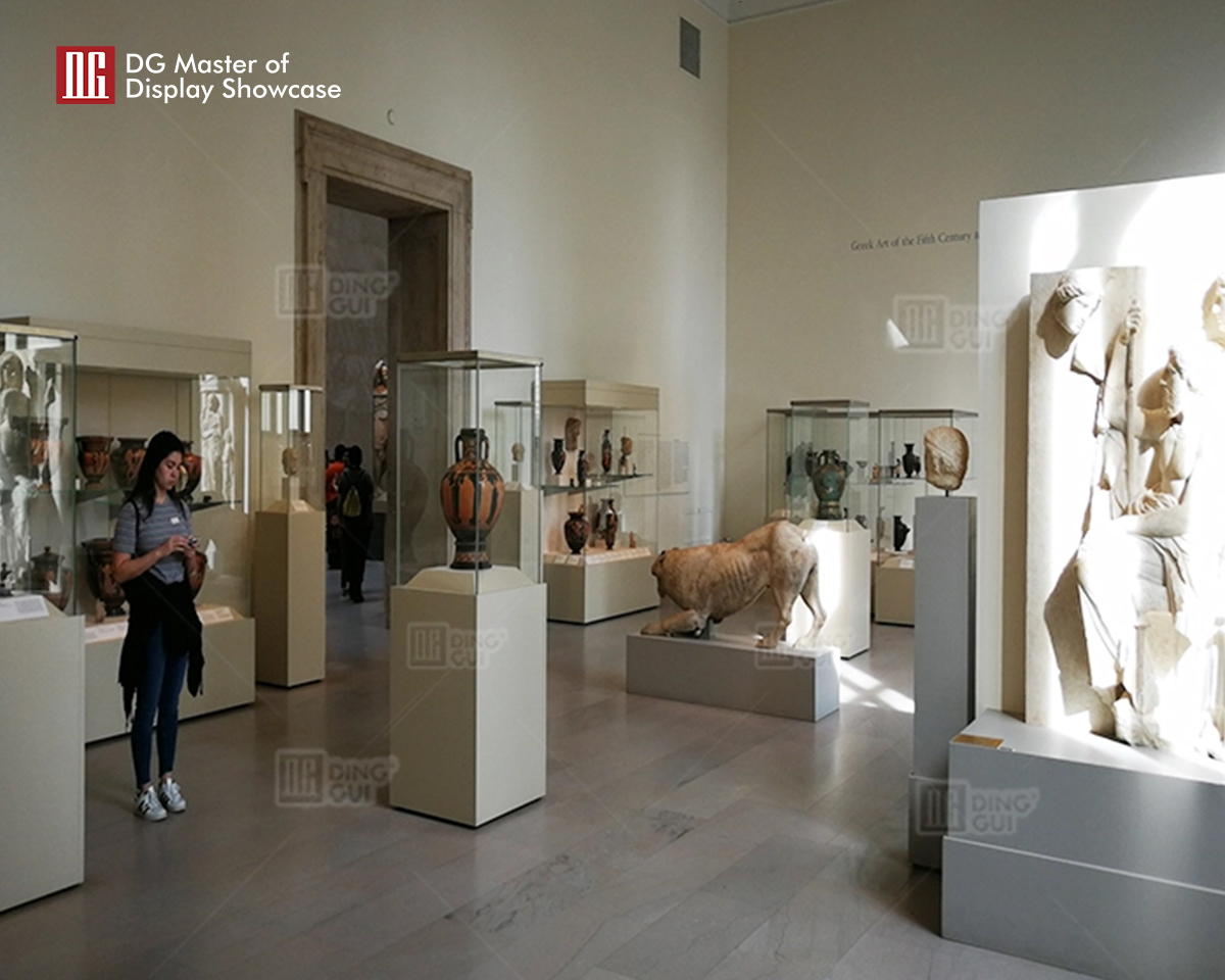 DG Showcase High End Museum Antique Display Showcase Custom Cabinets Modern Design Solutions 8