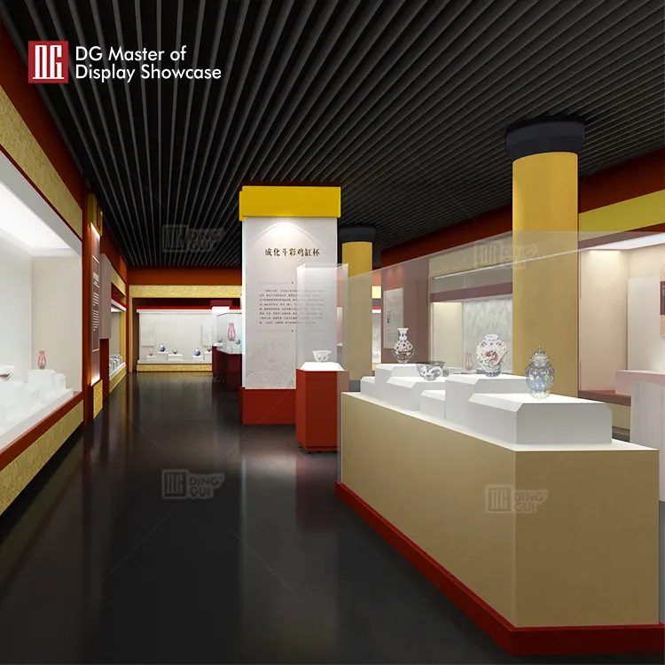DG Display Showcase | one stop solution Constant temperature and humidity museum showcases manufacturer 2