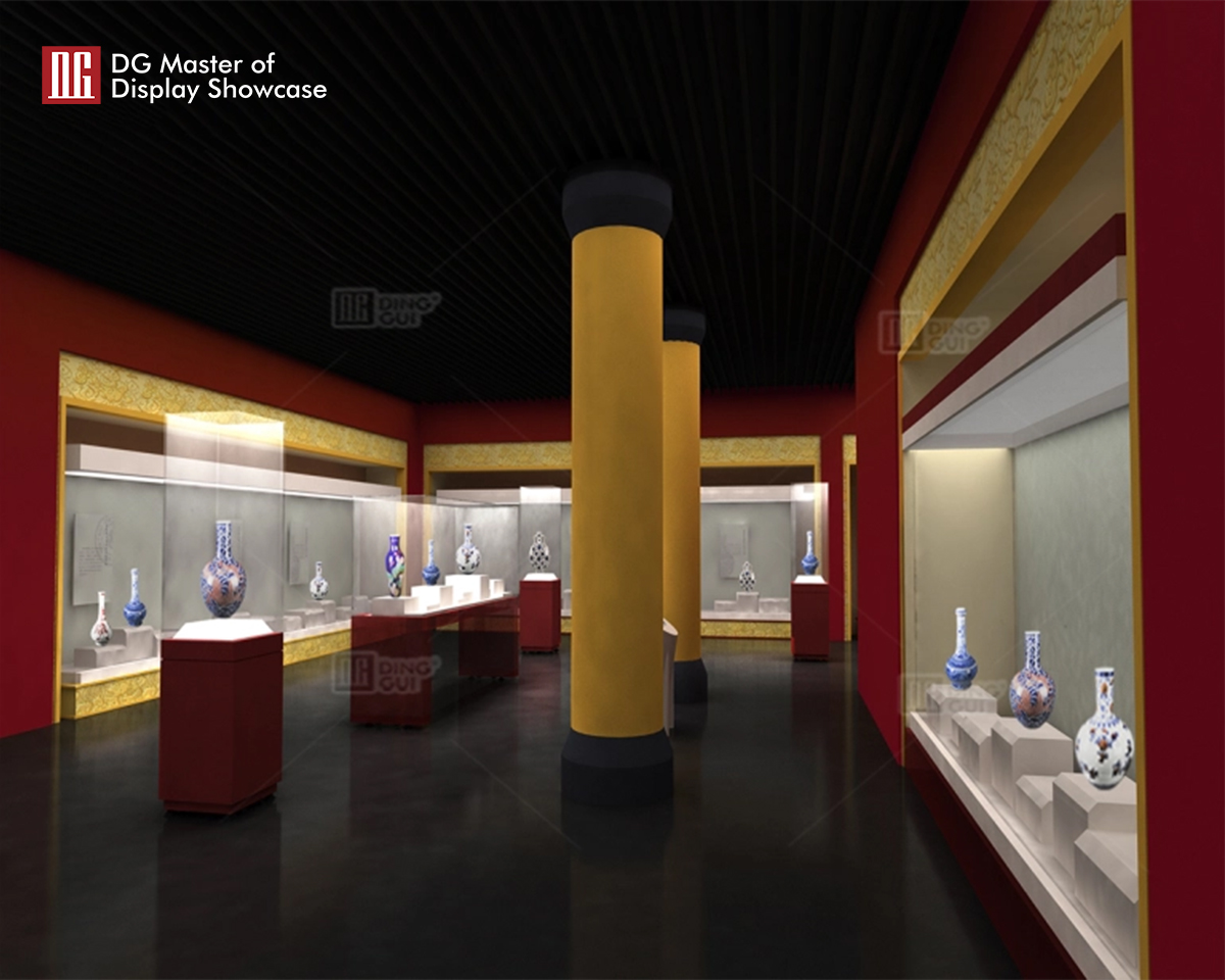 DG Display Showcase | one stop solution Constant temperature and humidity museum showcases manufacturer 6