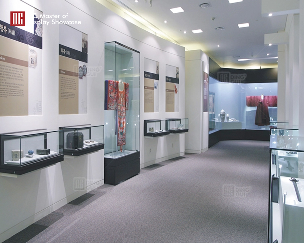 best price custom museum shwocase dispaly top brand | DG Display Showcase 9